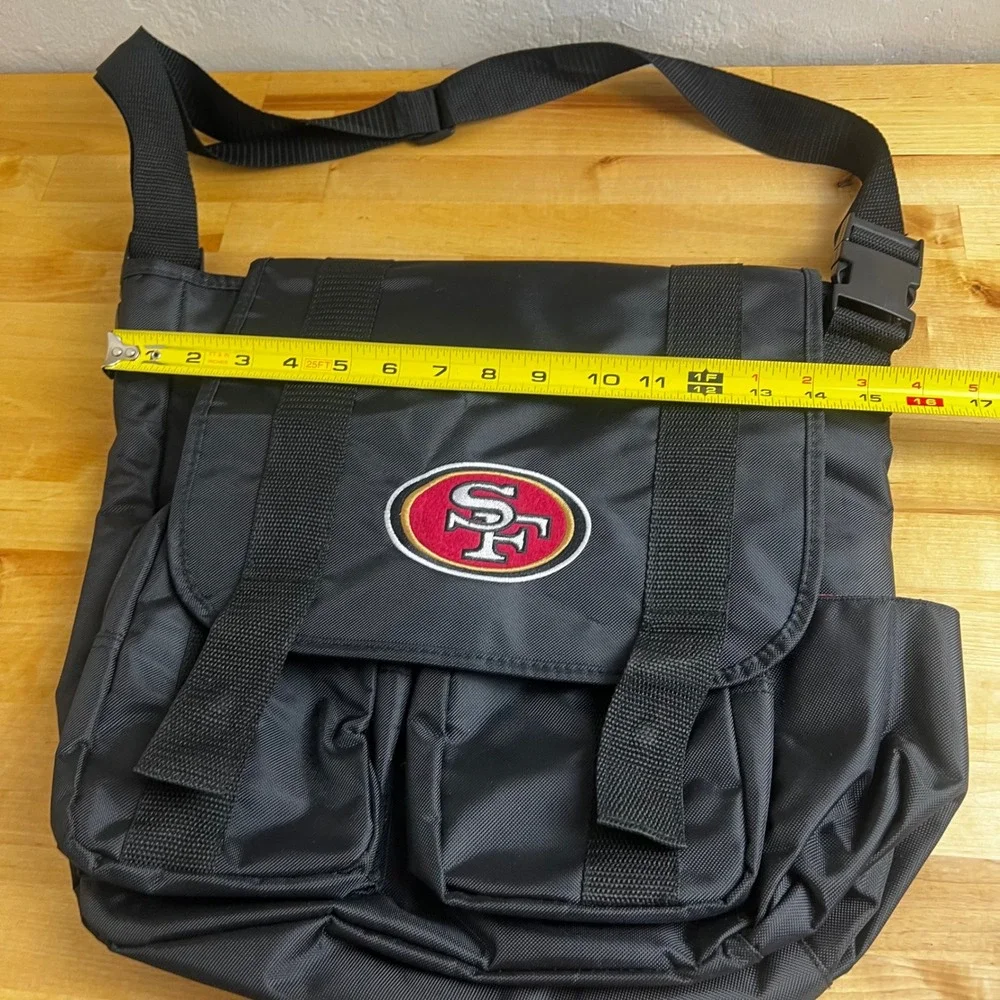 NFL San Francisco‎ SF 49ers Messenger Bag Diaper Shoulder Bag Football Fan Black